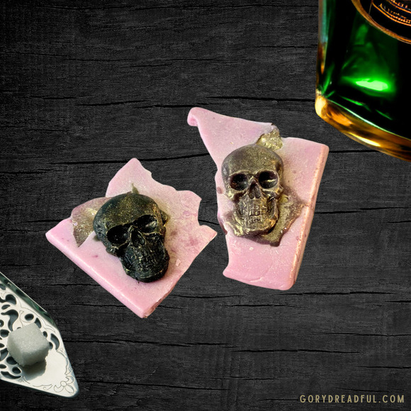 Death Metal Cupcake Wax Melt Brittle: Chocolate Cherry Absinthe Scent - Picture 4 of 10